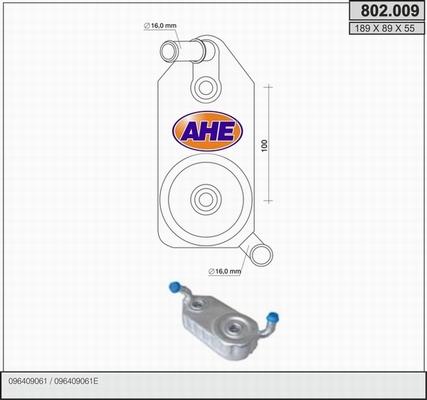 AHE 802.009 - Eļļas radiators, Motoreļļa ps1.lv