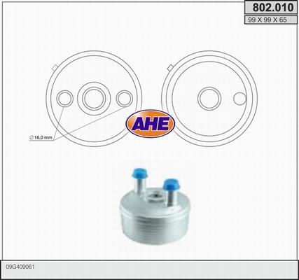 AHE 802.010 - Eļļas radiators, Motoreļļa ps1.lv