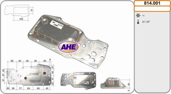 AHE 814.001 - Eļļas radiators, Motoreļļa ps1.lv