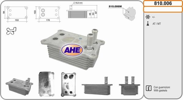 AHE 810.006 - Eļļas radiators, Motoreļļa ps1.lv