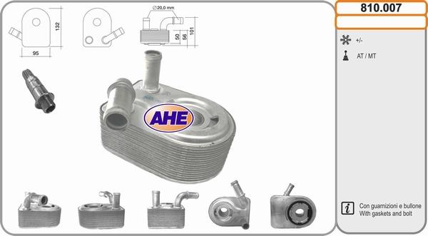 AHE 810.007 - Eļļas radiators, Motoreļļa ps1.lv