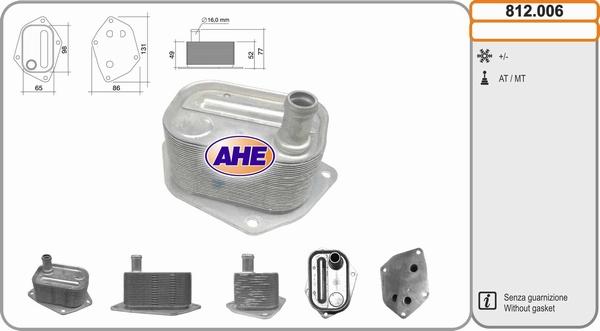 AHE 812.006 - Eļļas radiators, Motoreļļa ps1.lv