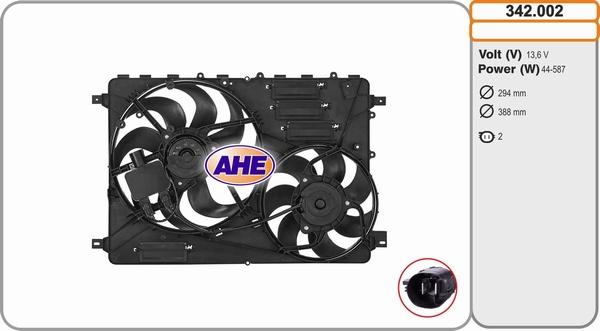 AHE 342.002 - Ventilators, Motora dzesēšanas sistēma ps1.lv