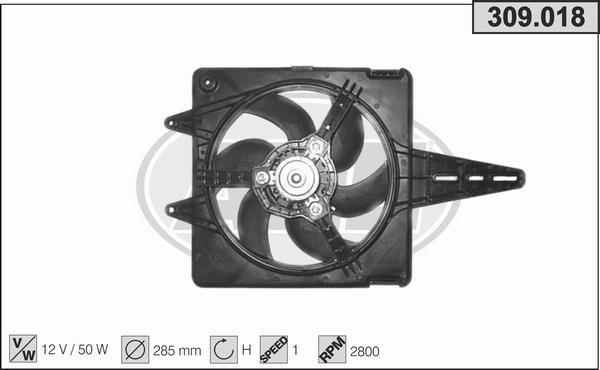 AHE 309.018 - Ventilators, Motora dzesēšanas sistēma ps1.lv