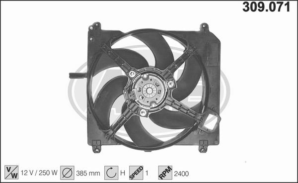 AHE 309.071 - Ventilators, Motora dzesēšanas sistēma ps1.lv