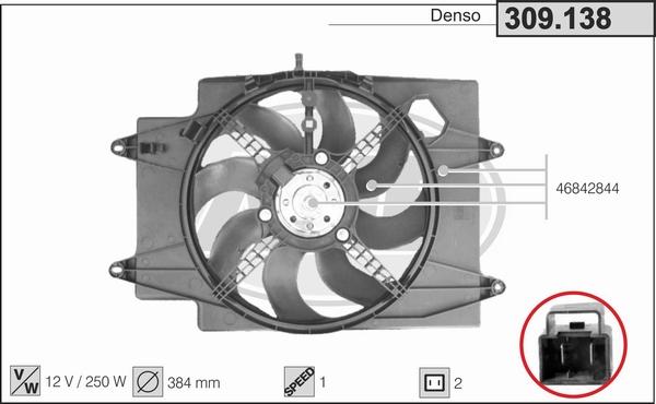 AHE 309.138 - Ventilators, Motora dzesēšanas sistēma ps1.lv