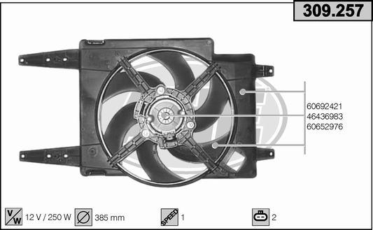 AHE 309.257 - Ventilators, Motora dzesēšanas sistēma ps1.lv