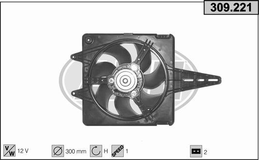 AHE 309.221 - Ventilators, Motora dzesēšanas sistēma ps1.lv