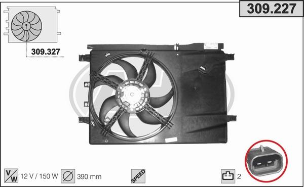 AHE 309.227 - Ventilators, Motora dzesēšanas sistēma ps1.lv