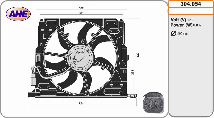 AHE 304.054 - Ventilators, Motora dzesēšanas sistēma ps1.lv