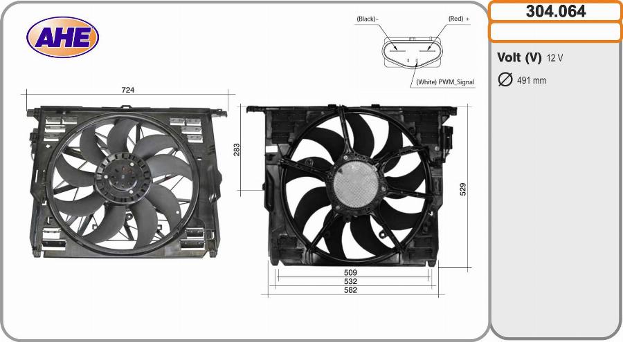 AHE 304.064 - Ventilators, Motora dzesēšanas sistēma ps1.lv