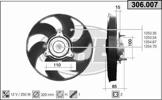 AHE 306.007 - Ventilators, Motora dzesēšanas sistēma ps1.lv