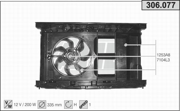 AHE 306.077 - Ventilators, Motora dzesēšanas sistēma ps1.lv