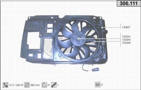 AHE 306.111 - Ventilators, Motora dzesēšanas sistēma ps1.lv