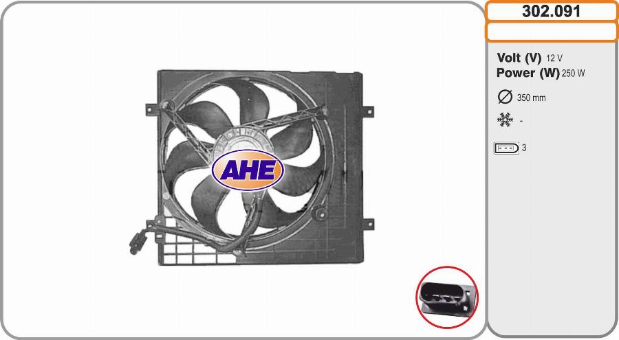 AHE 302.091 - Ventilators, Motora dzesēšanas sistēma ps1.lv