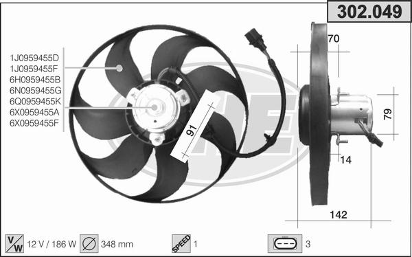 AHE 302.049 - Ventilators, Motora dzesēšanas sistēma ps1.lv