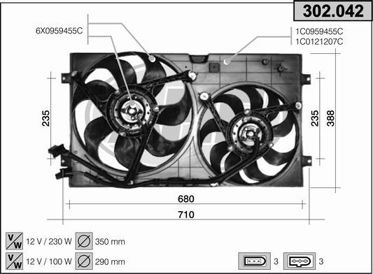 AHE 302.042 - Ventilators, Motora dzesēšanas sistēma ps1.lv