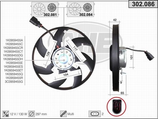 AHE 302.086 - Ventilators, Motora dzesēšanas sistēma ps1.lv