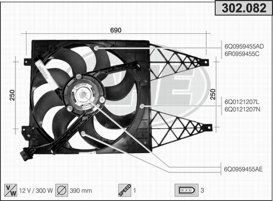 AHE 302.082 - Ventilators, Motora dzesēšanas sistēma ps1.lv