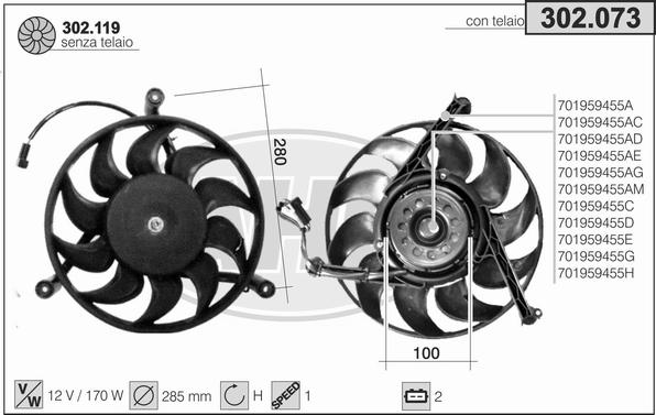 AHE 302.073 - Ventilators, Motora dzesēšanas sistēma ps1.lv