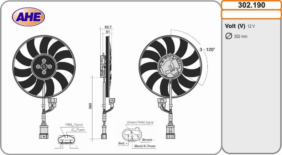 AHE 302.190 - Ventilators, Motora dzesēšanas sistēma ps1.lv