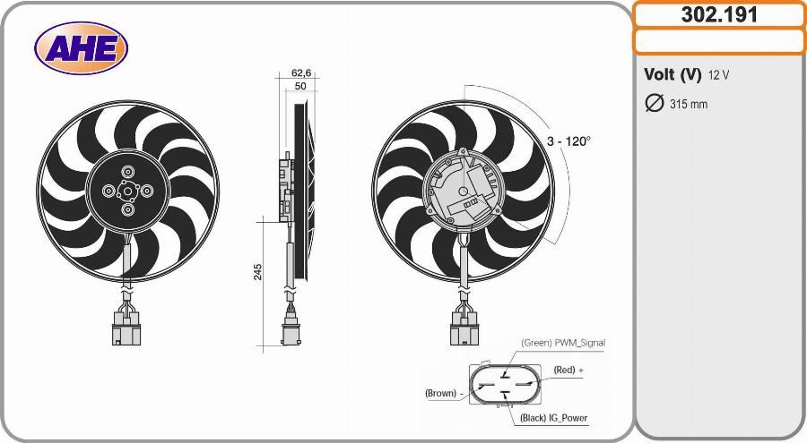 AHE 302.191 - Ventilators, Motora dzesēšanas sistēma ps1.lv