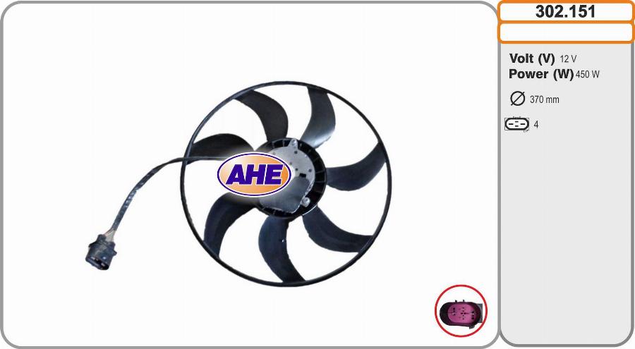 AHE 302.151 - Ventilators, Motora dzesēšanas sistēma ps1.lv