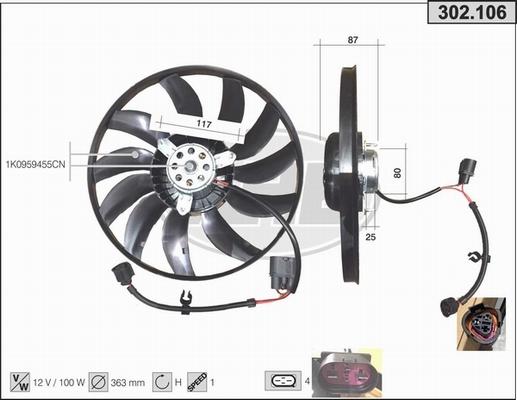 AHE 302.106 - Ventilators, Motora dzesēšanas sistēma ps1.lv