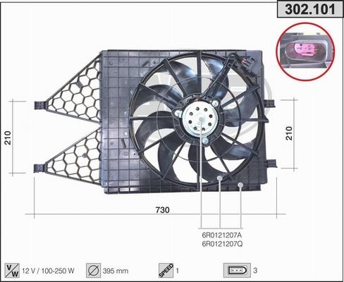 AHE 302.101 - Ventilators, Motora dzesēšanas sistēma ps1.lv