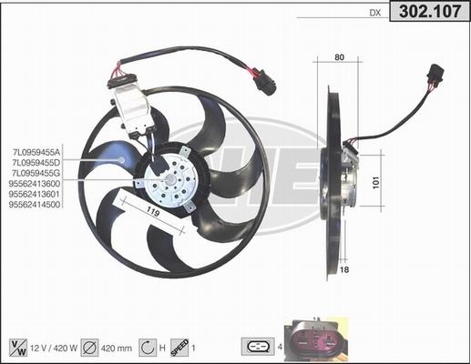 AHE 302.107 - Ventilators, Motora dzesēšanas sistēma ps1.lv