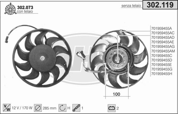 AHE 302.119 - Ventilators, Motora dzesēšanas sistēma ps1.lv