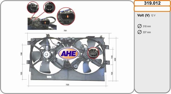 AHE 319.012 - Ventilators, Motora dzesēšanas sistēma ps1.lv