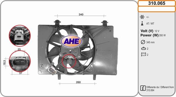 AHE 310.065 - Ventilators, Motora dzesēšanas sistēma ps1.lv