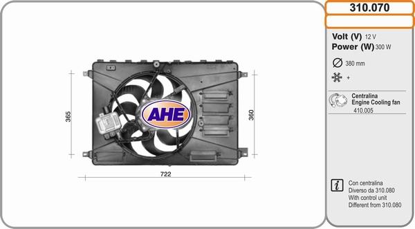 AHE 310.070 - Ventilators, Motora dzesēšanas sistēma ps1.lv