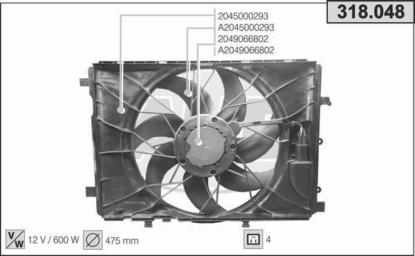 AHE 318.048 - Ventilators, Motora dzesēšanas sistēma ps1.lv