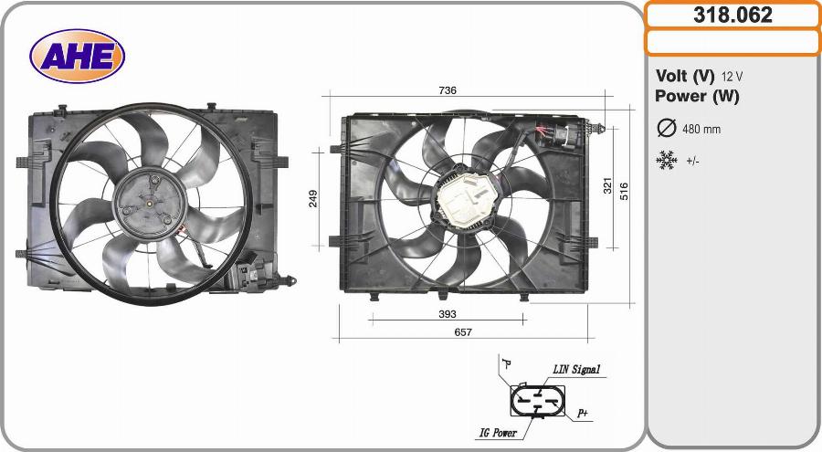 AHE 318.062 - Ventilators, Motora dzesēšanas sistēma ps1.lv