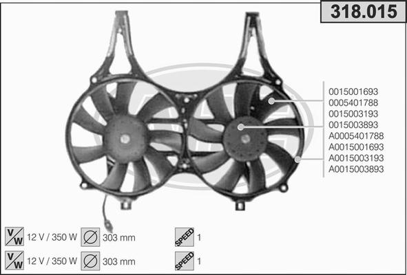 AHE 318.015 - Ventilators, Motora dzesēšanas sistēma ps1.lv