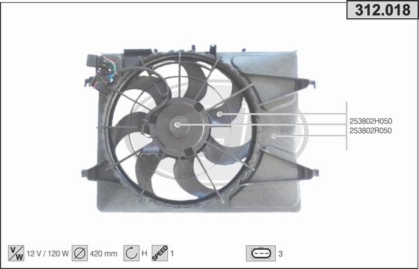 AHE 312.018 - Ventilators, Motora dzesēšanas sistēma ps1.lv