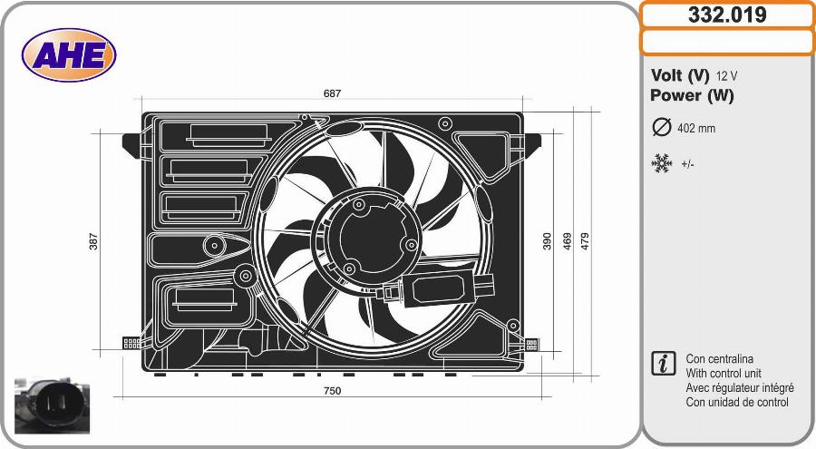 AHE 332.019 - Ventilators, Motora dzesēšanas sistēma ps1.lv