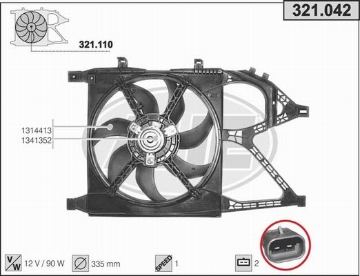 AHE 321.042 - Ventilators, Motora dzesēšanas sistēma ps1.lv