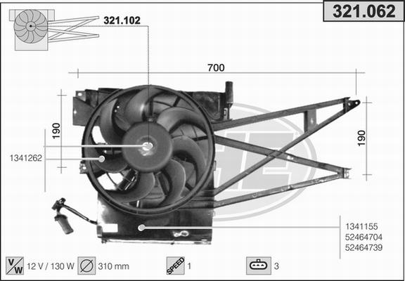 AHE 321.062 - Ventilators, Motora dzesēšanas sistēma ps1.lv