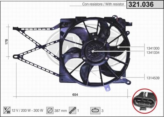 AHE 321.036 - Ventilators, Motora dzesēšanas sistēma ps1.lv