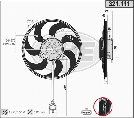 AHE 321.111 - Ventilators, Motora dzesēšanas sistēma ps1.lv