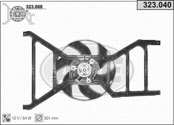 AHE 323.040 - Ventilators, Motora dzesēšanas sistēma ps1.lv