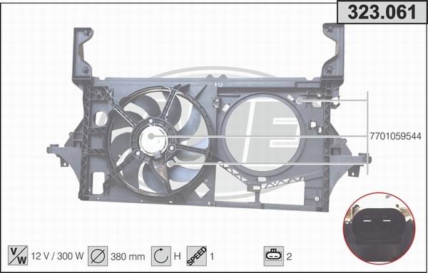 AHE 323.061 - Ventilators, Motora dzesēšanas sistēma ps1.lv