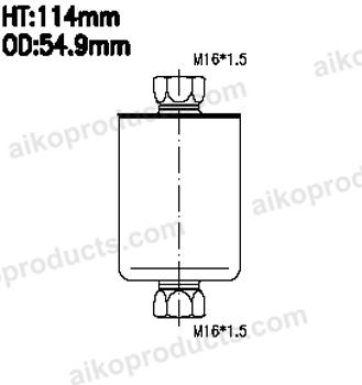 AIKO JG481 - Degvielas filtrs ps1.lv