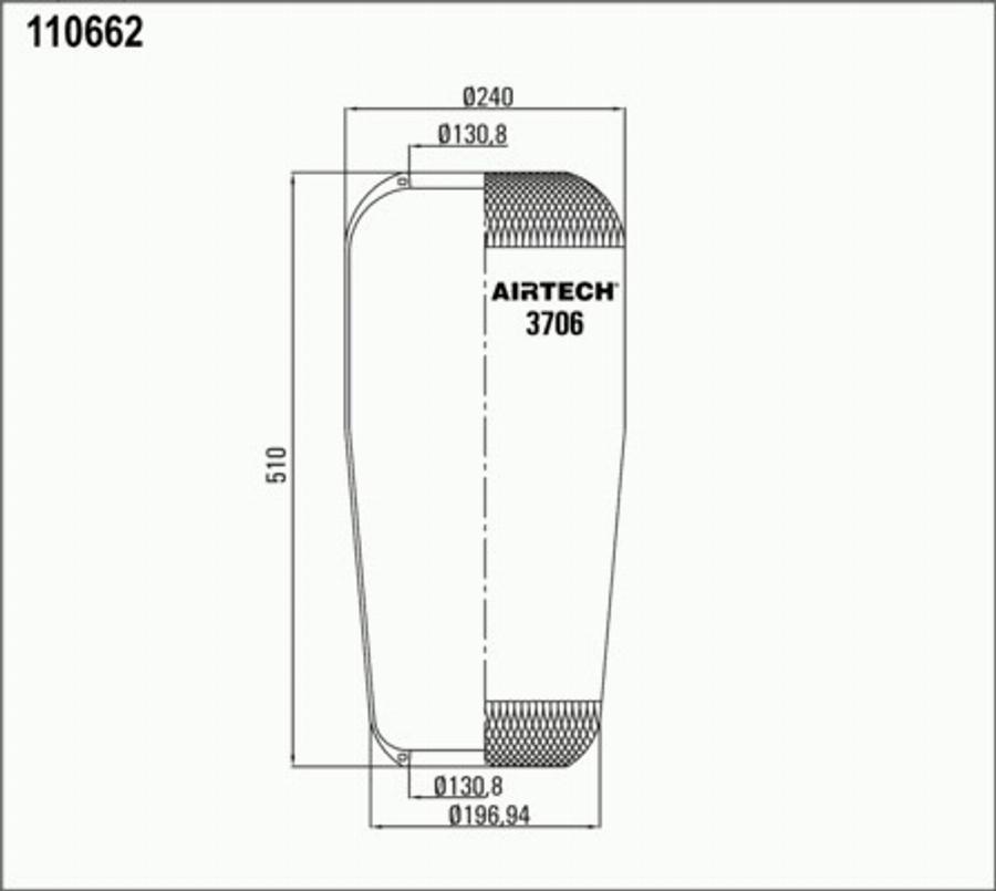 Airtech 3706 - Pneimoatsperes spilvens, Pneimopiekare ps1.lv