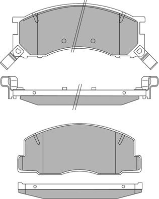 Aisin ASN-2085 - Bremžu uzliku kompl., Disku bremzes ps1.lv