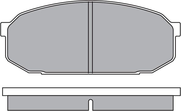 Aisin ASN-2071 - Bremžu uzliku kompl., Disku bremzes ps1.lv