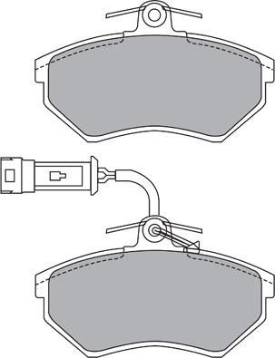 Aisin ASN-2147 - Bremžu uzliku kompl., Disku bremzes ps1.lv